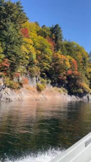 秘境の紅葉ツアー1日目。
奥只見湖からボートに乗り込み紅葉クルージング。
一週間ぶりに訪れると紅葉もずいぶん進んで見頃を迎えておりました。
遊覧船では見られない景色を求めて小型ボードを貸し切って巡ります。
花崗岩の白い岩肌に映える紅葉がとても綺麗でした。
明日は国道352号線の紅葉を楽しみながら尾瀬を目指します♪
#尾瀬日和 #檜枝岐村 #魚沼市 #奥只見